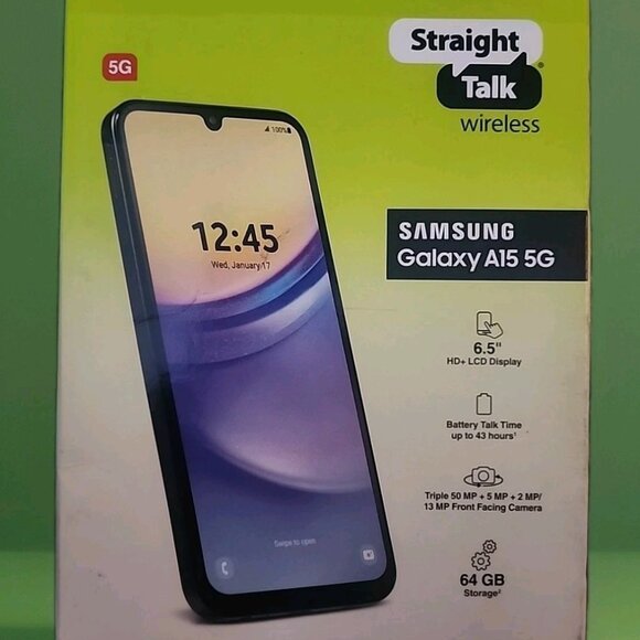 Samsung Galaxy A15 5G Fingerprint Sensor AMOLED Screen Phone (6.5", 64GB) - Picture 5 of 5